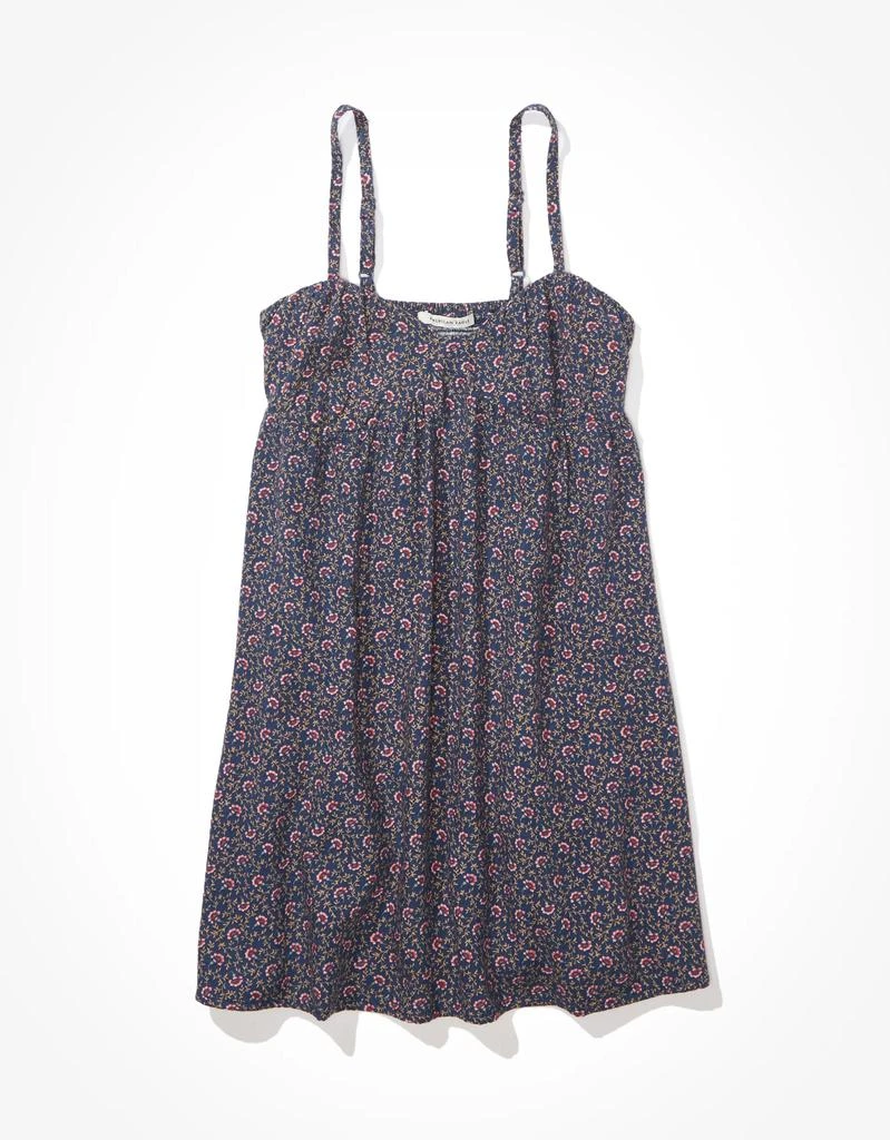 商品AE|AE Floral Ruched Corset Babydoll Mini Dress,价格¥114,第4张图片详细描述