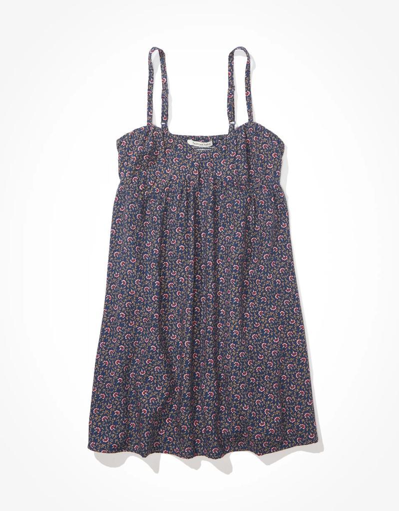 商品AE|AE Floral Ruched Corset Babydoll Mini Dress,价格¥266,第6张图片详细描述