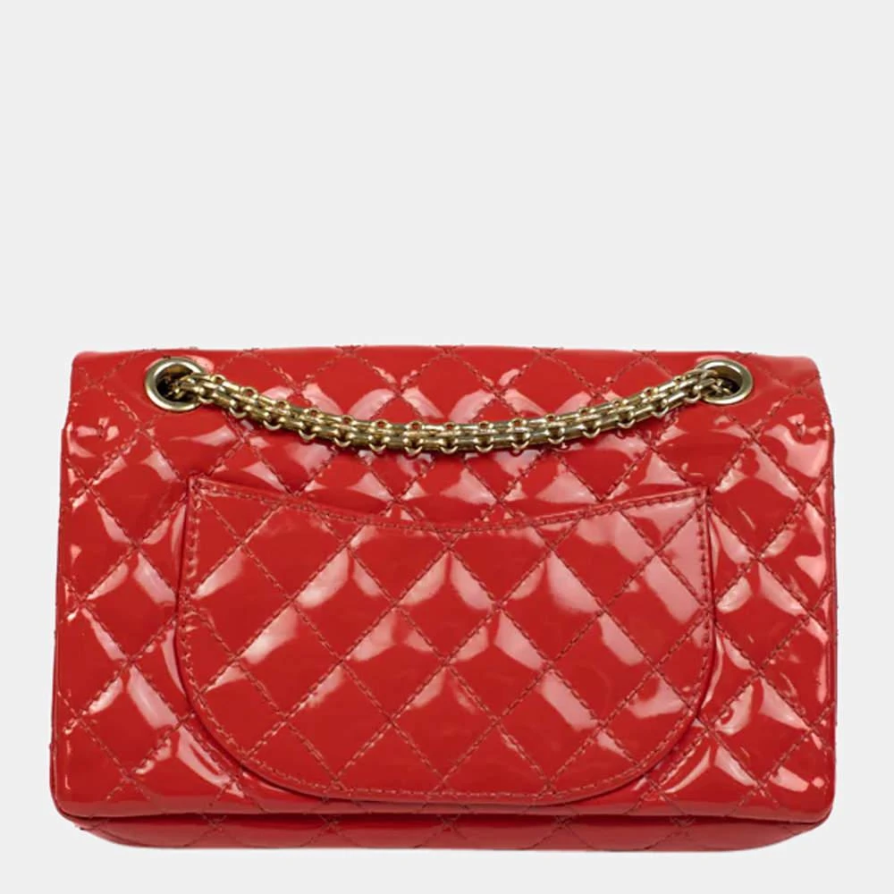 商品[二手商品] Chanel|CHANEL 2.55 Vernis Shoulder bag in Red Patent leather,价格¥19450,第3张图片详细描述