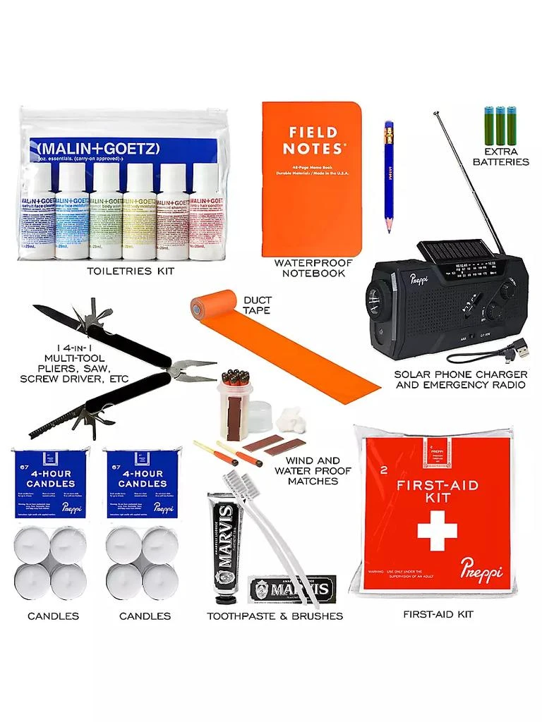 商品Preppi|The Prepster 2-Person 3-Day Emergency Kit,价格¥3704,第5张图片详细描述