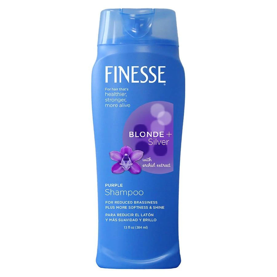 商品Finesse|Blonde + Silver Purple Shampoo,价格¥25,第1张图片