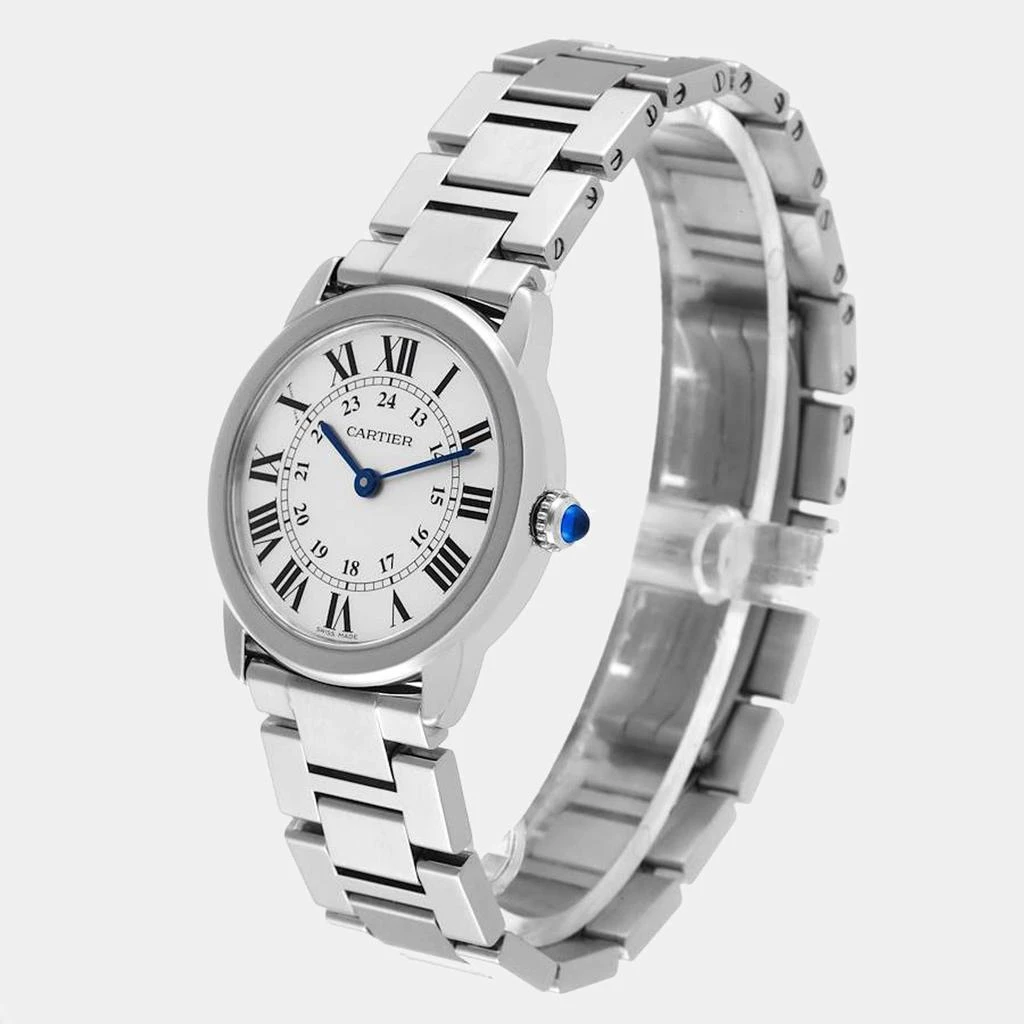 商品[二手商品] Cartier|Cartier Silver Stainless Steel Ronde Solo W6701004 Women's Wristwatch 29 mm,价格¥26749,第3张图片详细描述