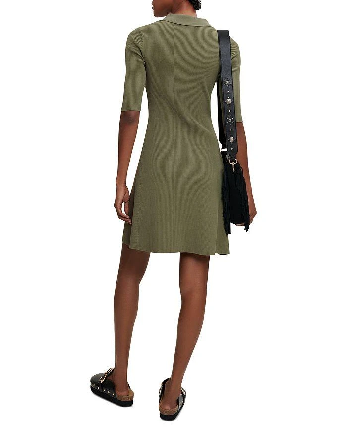 商品Maje|Rimose Buttoned Mesh Dress,价格¥1312,第2张图片详细描述