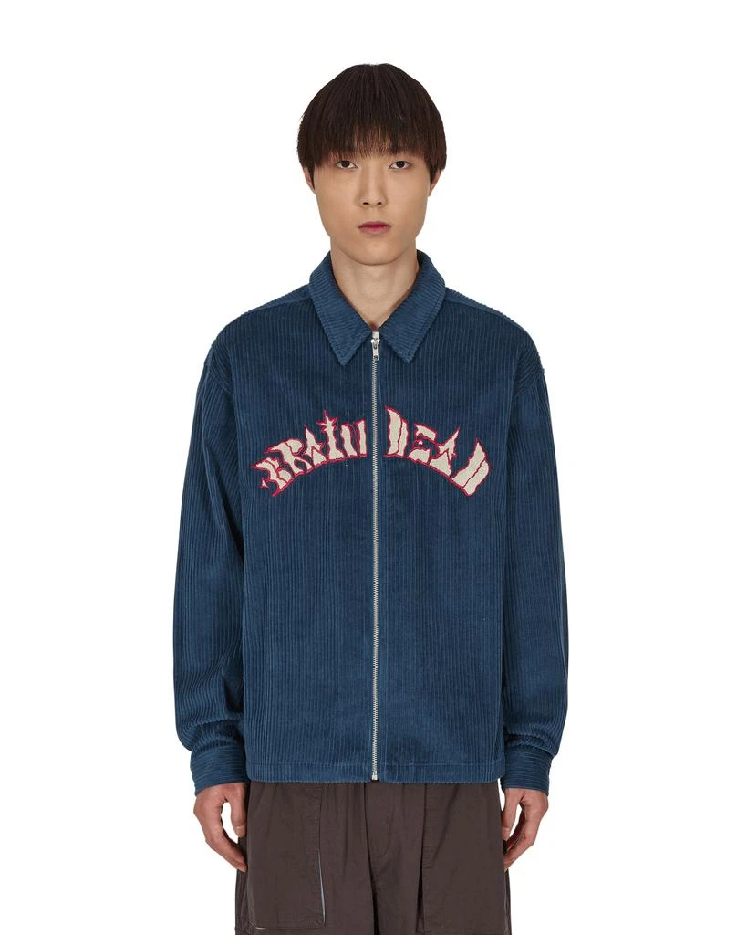 商品Brain Dead|Cobblestone Cord Zip Jacket Blue,价格¥729,第1张图片