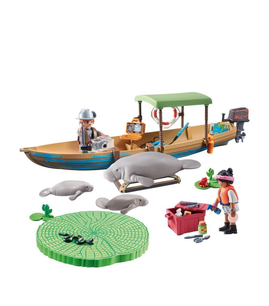 商品Playmobil|Wiltopia Amazon River Boat and Manatees,价格¥384,第1张图片