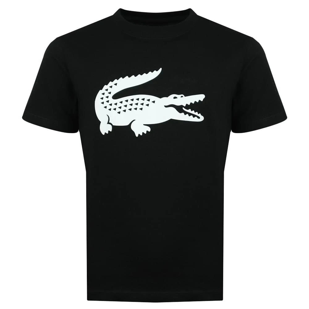 商品Lacoste|Black & White Crocodile Logo T Shirt,价格¥144,第1张图片