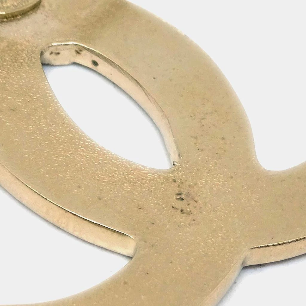商品[二手商品] Chanel|Chanel CC Brooch Pin Gold 10P,价格¥6032,第4张图片详细描述