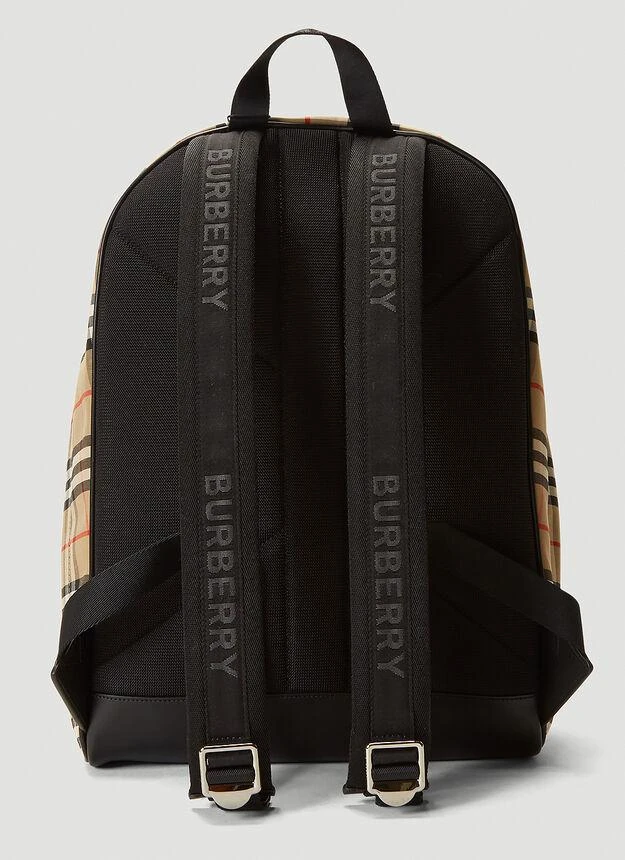 商品Burberry|Vintage-Check Canvas Backpack in Beige,价格¥10127,第4张图片详细描述