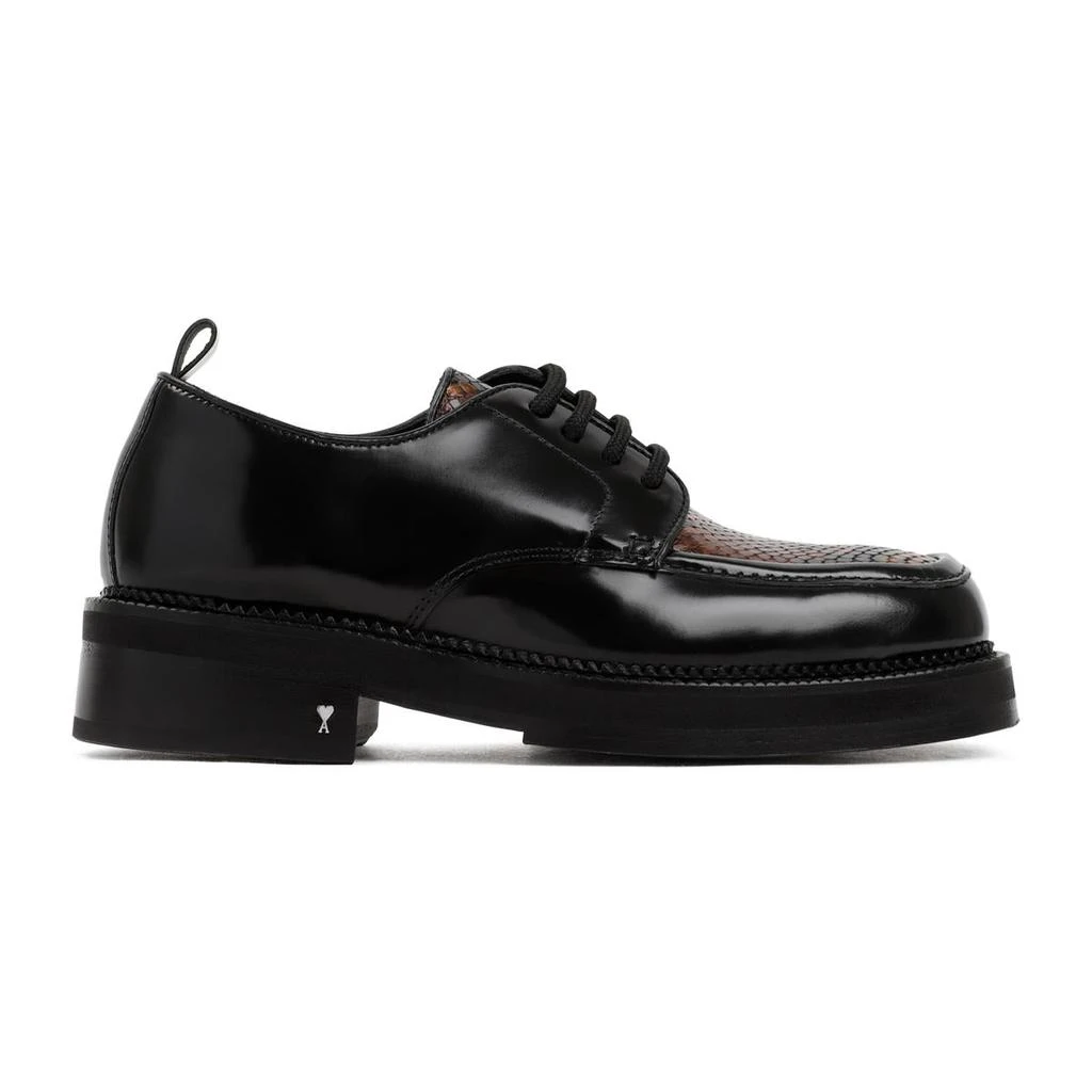 商品AMI|AMI ALEXANDRE MATTIUSSI  SQUARE-TOE DERBIES SHOES,价格¥2471,第1张图片