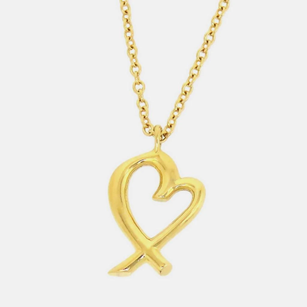 商品[二手商品] Tiffany & Co.|Tiffany & Co Gold Metal 18K Paloma Picasso Loving Heart Necklace,价格¥5925,第1张图片