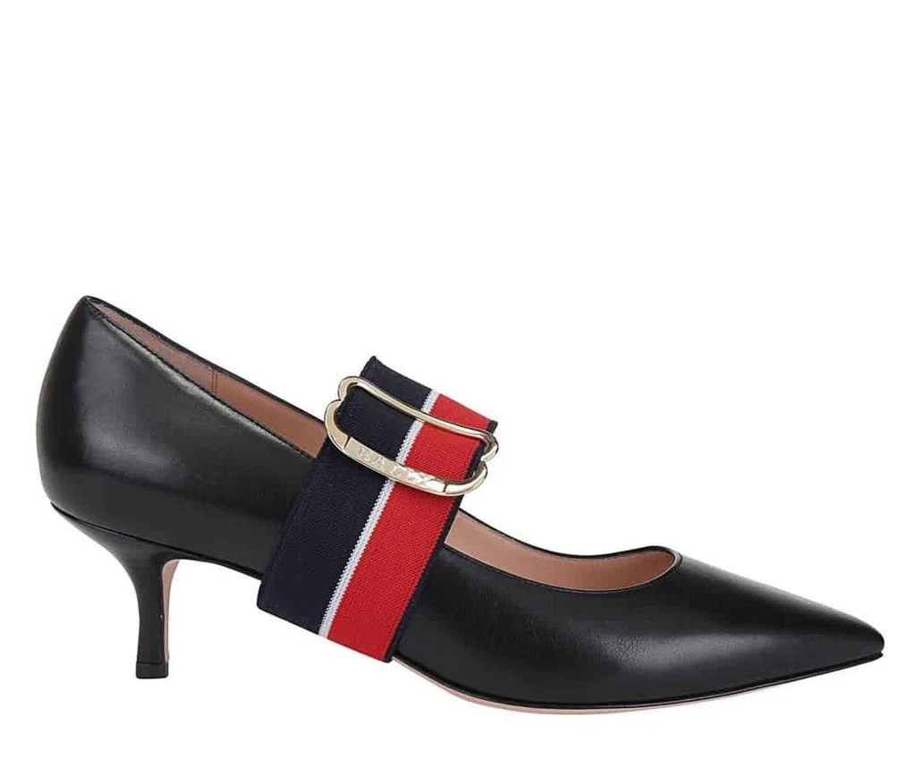 商品Bally|Bally Ladies Bebe Black Leather Pumps, Brand Size 38 (US Size 7.5 C),价格¥799,第1张图片