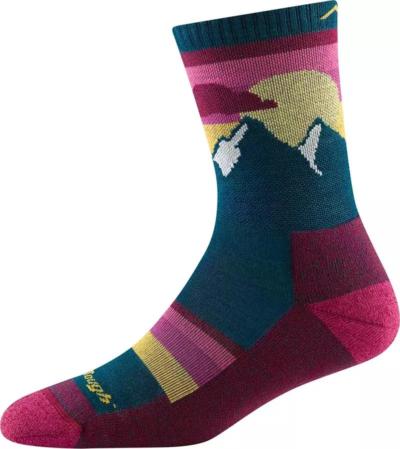 商品Darn Tough|Darn Tough Women's Sunset Ledge Micro Crew Lightweight Hiking Socks,价格¥155,第2张图片详细描述