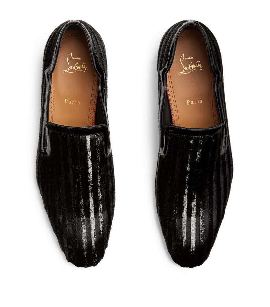 Dandy Chick Flat Velvet Loafers商品第2张图片规格展示