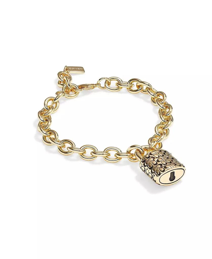 商品Coach|Quilted Padlock Bracelet,价格¥936,第1张图片