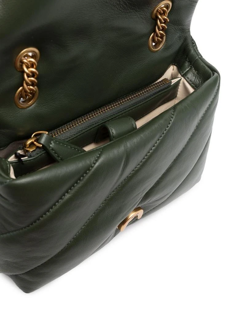 商品PINKO|Pinko women's green leather shoulder bag,价格¥2545,第5张图片详细描述