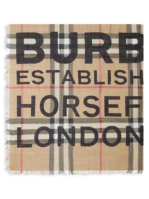 商品Burberry|The Classic Giant Check Scarf,价格¥3323,第6张图片详细描述