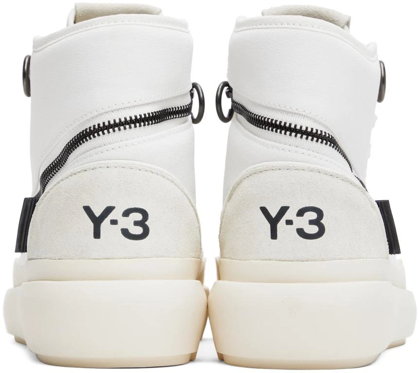 商品Y-3|White Ajatu Court Sneakers,价格¥830,第2张图片详细描述