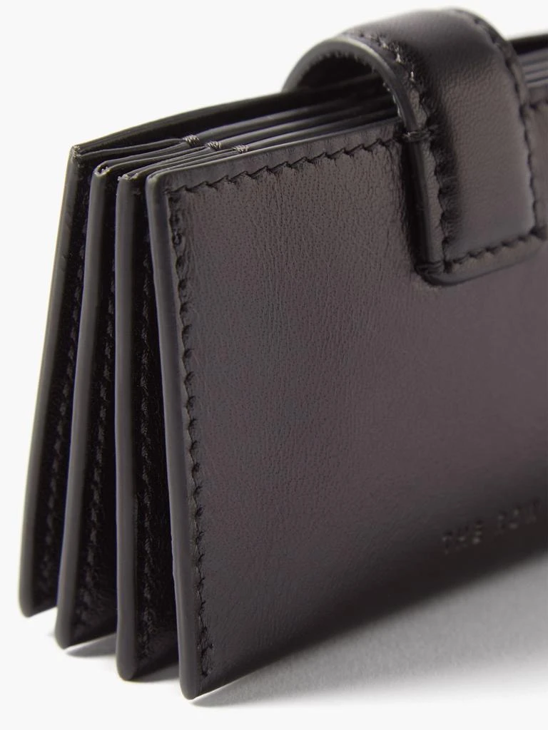 商品The Row|Logo-debossed leather cardholder,价格¥3520,第2张图片详细描述