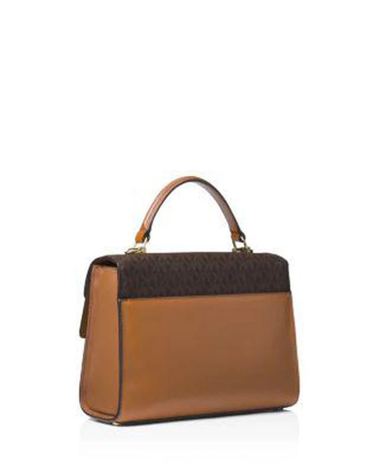 商品Michael Kors|Medium Double Flap Leather Satchel ,价格¥904,第4张图片详细描述