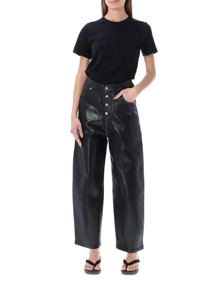 商品MAISON MARGIELA|MM6 Maison Margiela Wide Leg High-Rise Pants,价格¥2733,第3张图片详细描述