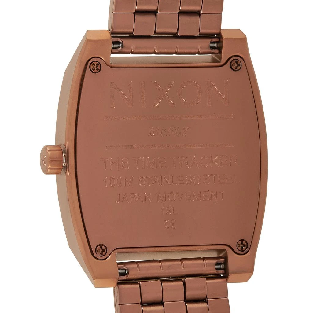 商品Nixon|Nixon Time Tracker Matte Copper/Gunmetal 37mm Stainless Steel Watch A1245-3165,价格¥794,第2张图片详细描述