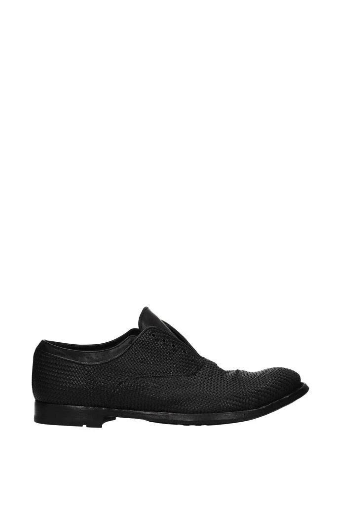 商品Officine Creative|Lace up and Monkstrap Leather Black,价格¥2167,第1张图片