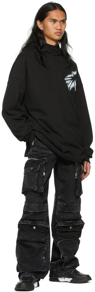商品We11done|Black Cotton Hoodie.,价格¥1470,第4张图片详细描述