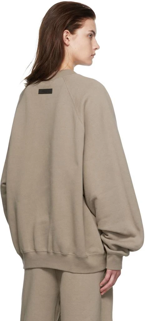 商品Essentials|Taupe Cotton Sweatshirt,价格¥612,第3张图片详细描述