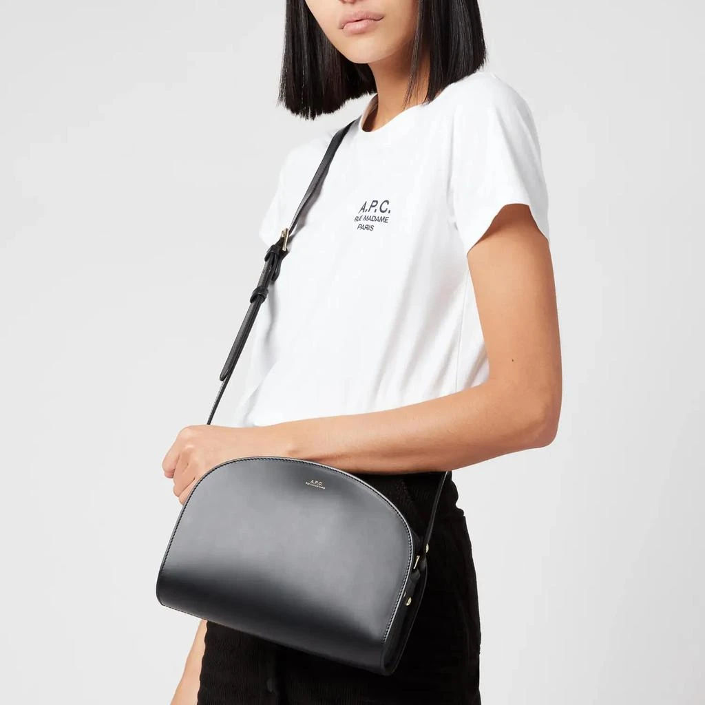 商品A.P.C.|A.P.C. Women's Demi Lune Bag - Black,价格¥1734,第2张图片详细描述