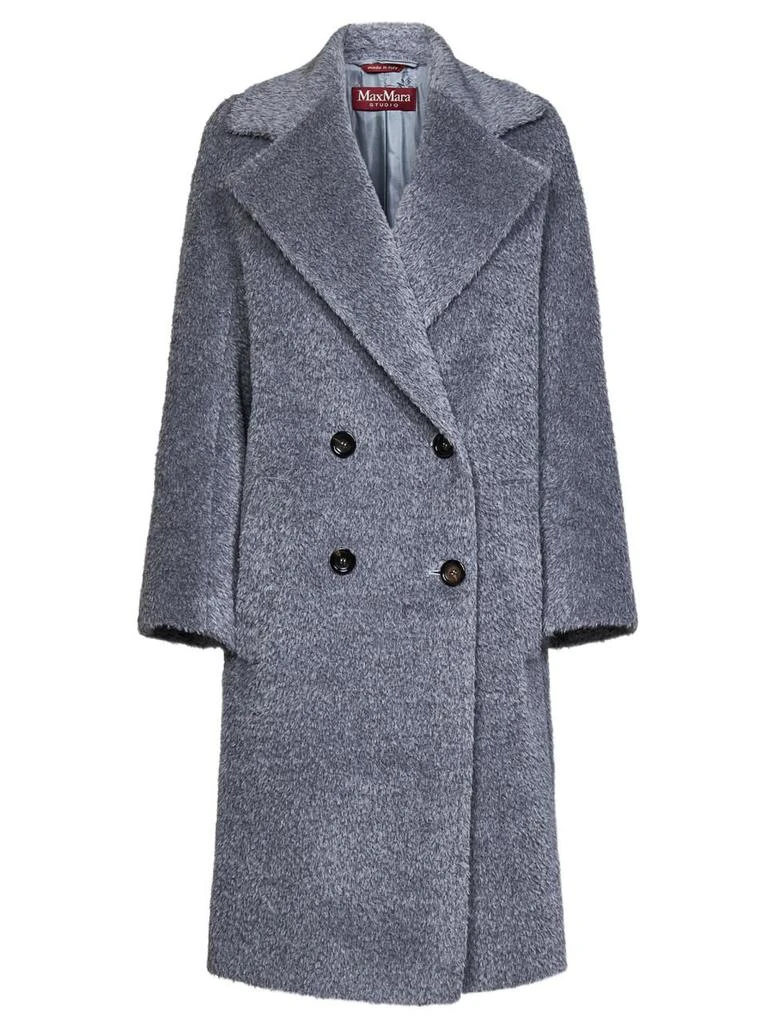 商品Max Mara|Max Mara Studio Womens Grey Coat,价格¥8023,第1张图片