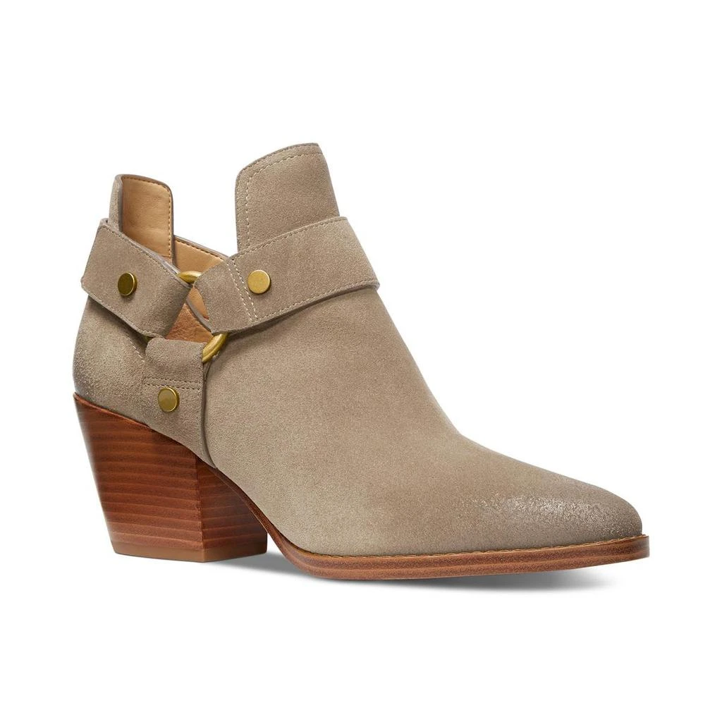 商品Michael Kors|MICHAEL Michael Kors Womens Pamela Leather Moto Booties,价格¥360,第1张图片