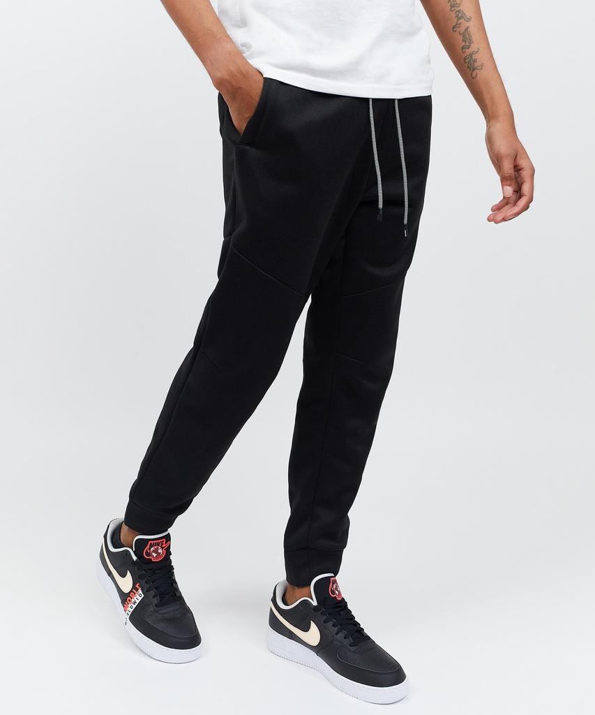 商品Reason Clothing|Haram Slim Fit Black Jogger With Zip Detail,价格¥74,第7张图片详细描述