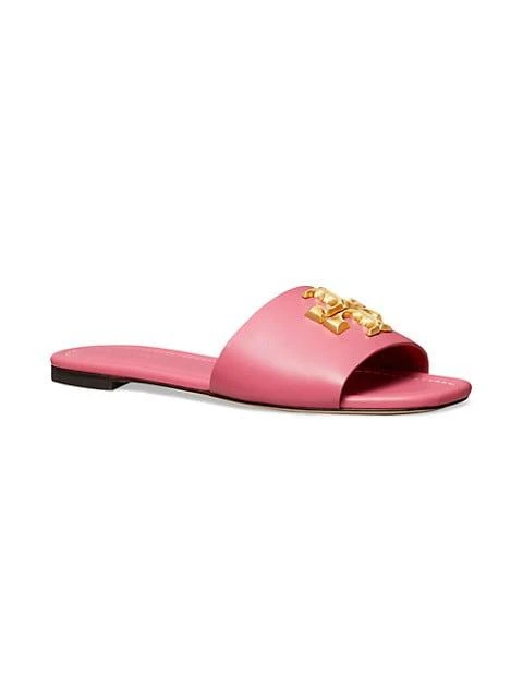 商品Tory Burch|Eleanor Leather Slides,价格¥1051,第2张图片详细描述