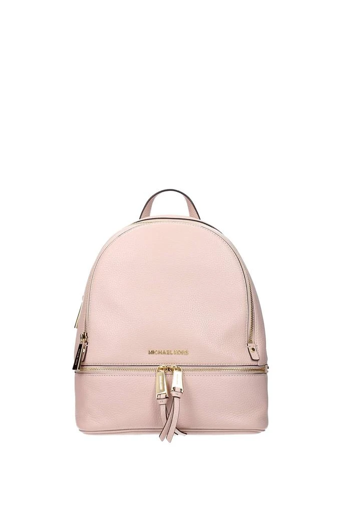 商品Michael Kors|Backpacks and bumbags rhea zip md Leather Pink Soft Pink,价格¥2071,第1张图片