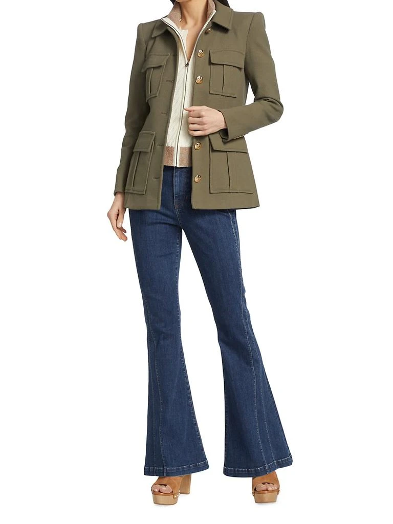 商品VERONICA BEARD|Lambert Textured Cotton-Blend Dickey Coat,价格¥3127,第2张图片详细描述