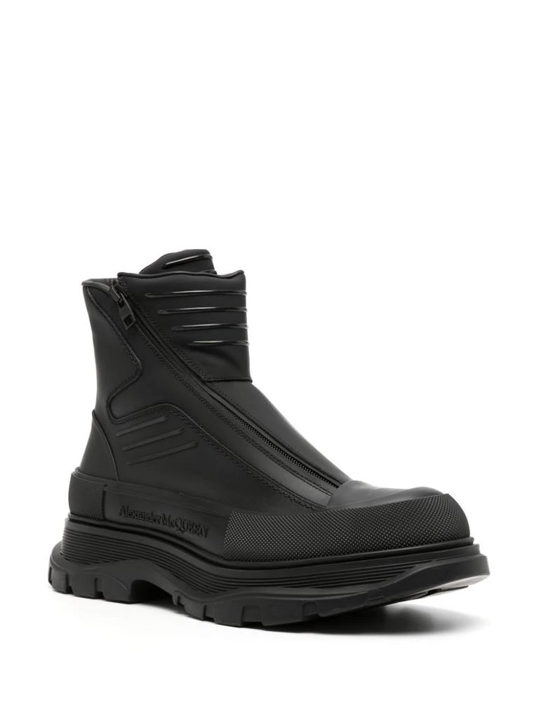 商品Alexander McQueen|ALEXANDER MCQUEEN - Leather Boot,价格¥9167,第4张图片详细描述