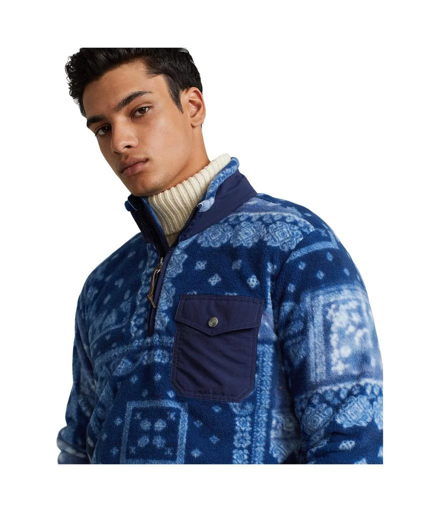 商品Ralph Lauren|Bandanna Patchwork-Print Fleece Pullover,价格¥1660,第3张图片详细描述
