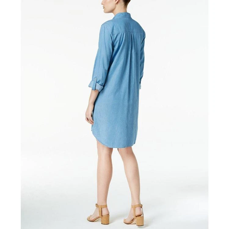 商品Style & Co|Denim Shirtdress, Created for Macy's,价格¥89,第3张图片详细描述