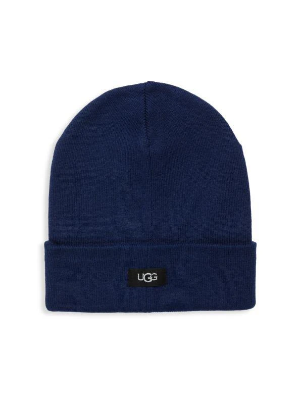 商品UGG|Ribbed Logo Beanie,价格¥304,第1张图片