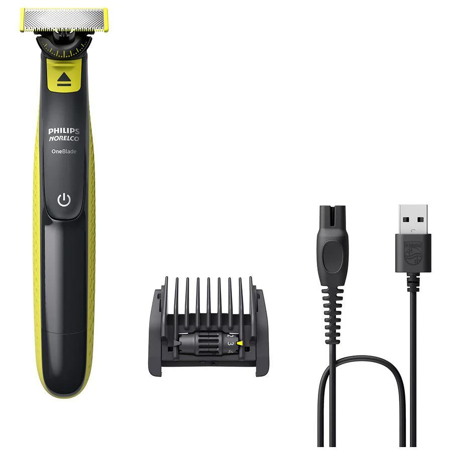 商品Philips|OneBlade 360 Face Hybrid Electric Trimmer and Shaver QP2724/70,价格¥368,第4张图片详细描述