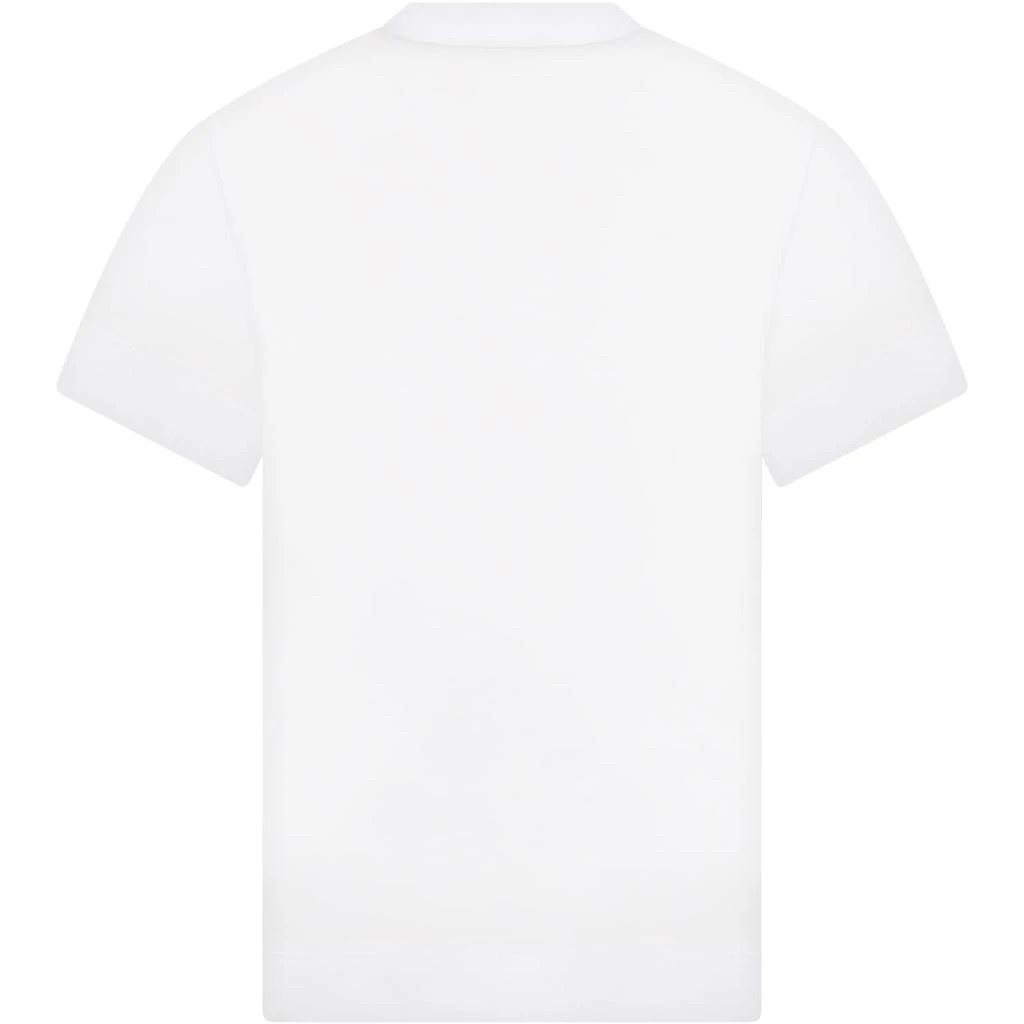 商品Marni|White T-shirt For Kids With Logo,价格¥760,第2张图片详细描述