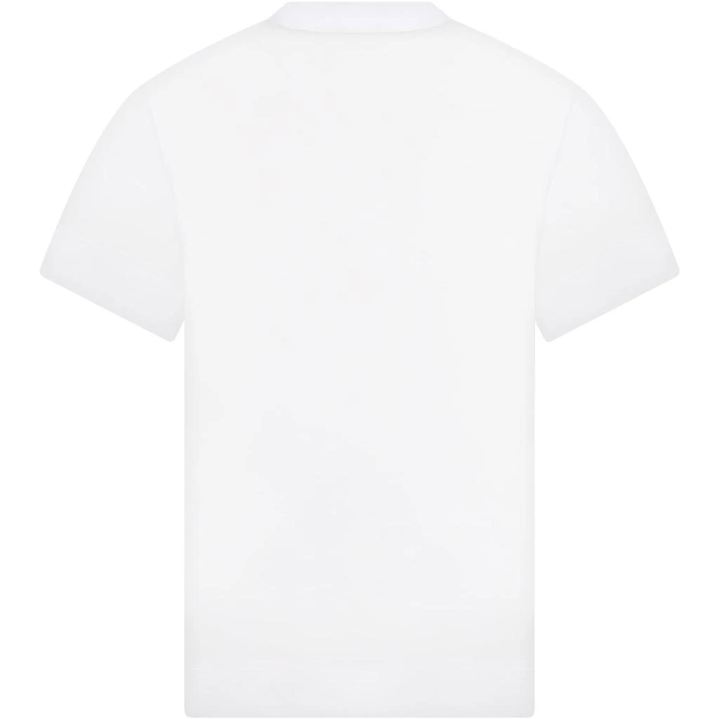 商品Marni|White T-shirt For Kids With Logo,价格¥831,第2张图片详细描述