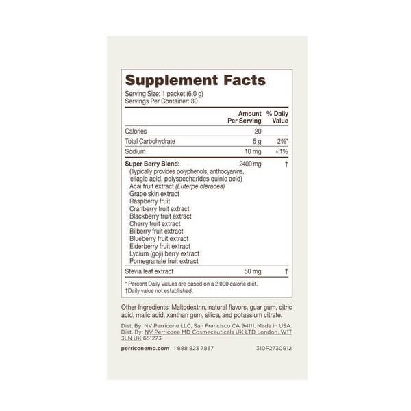 Perricone MD Super Berry with Acai Dietary Supplement Powder - 30 Days商品第3张图片规格展示