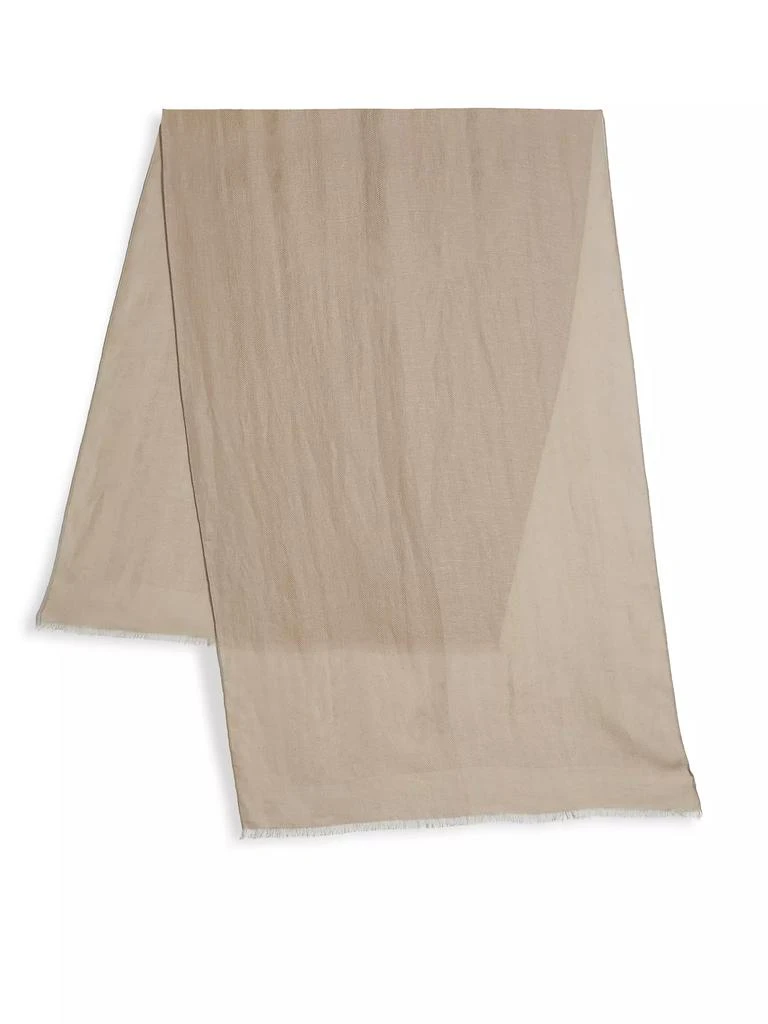 商品Loro Piana|Herringbone Linen-Silk Stole,价格¥6182,第2张图片详细描述