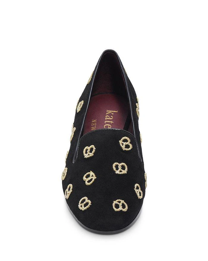 商品Kate Spade|Women's Lounge Mini Pretzel Flat Loafers,价格¥898,第5张图片详细描述