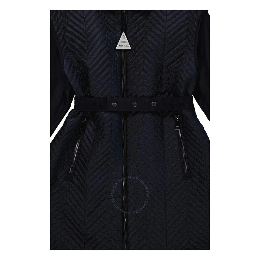 商品Moncler|Kids Navy Seldana Belted Hooded Coat,价格¥1905,第3张图片详细描述