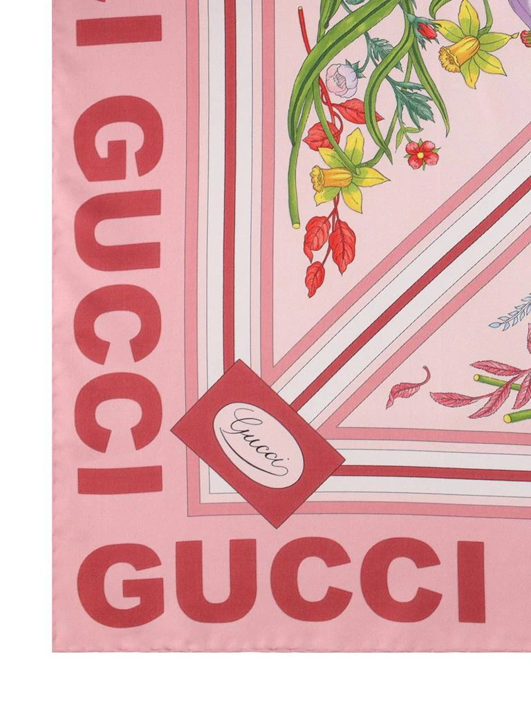 商品Gucci|Printed Silk Scarf,价格¥3785,第2张图片详细描述