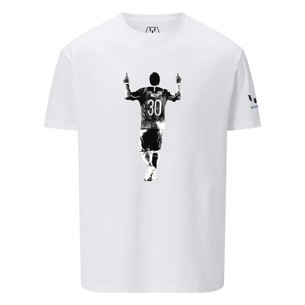 MESSI Silhouette #30 Graphic T-Shirt商品第3张图片规格展示