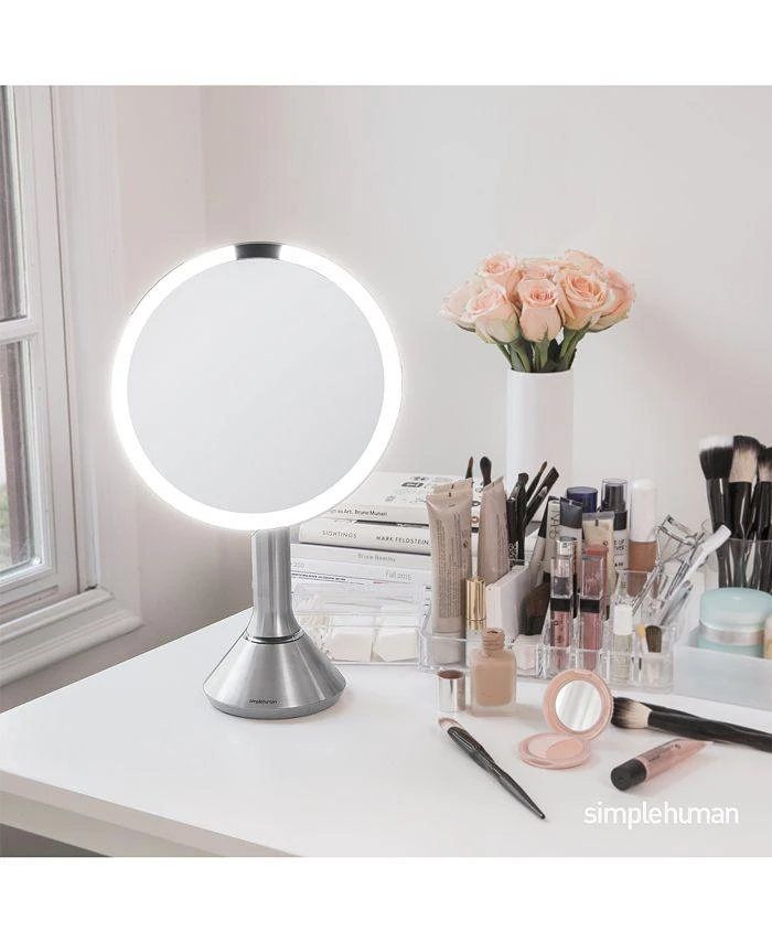 8" Sensor Makeup Mirror, 5x Magnification & Adjustable Brightness 商品