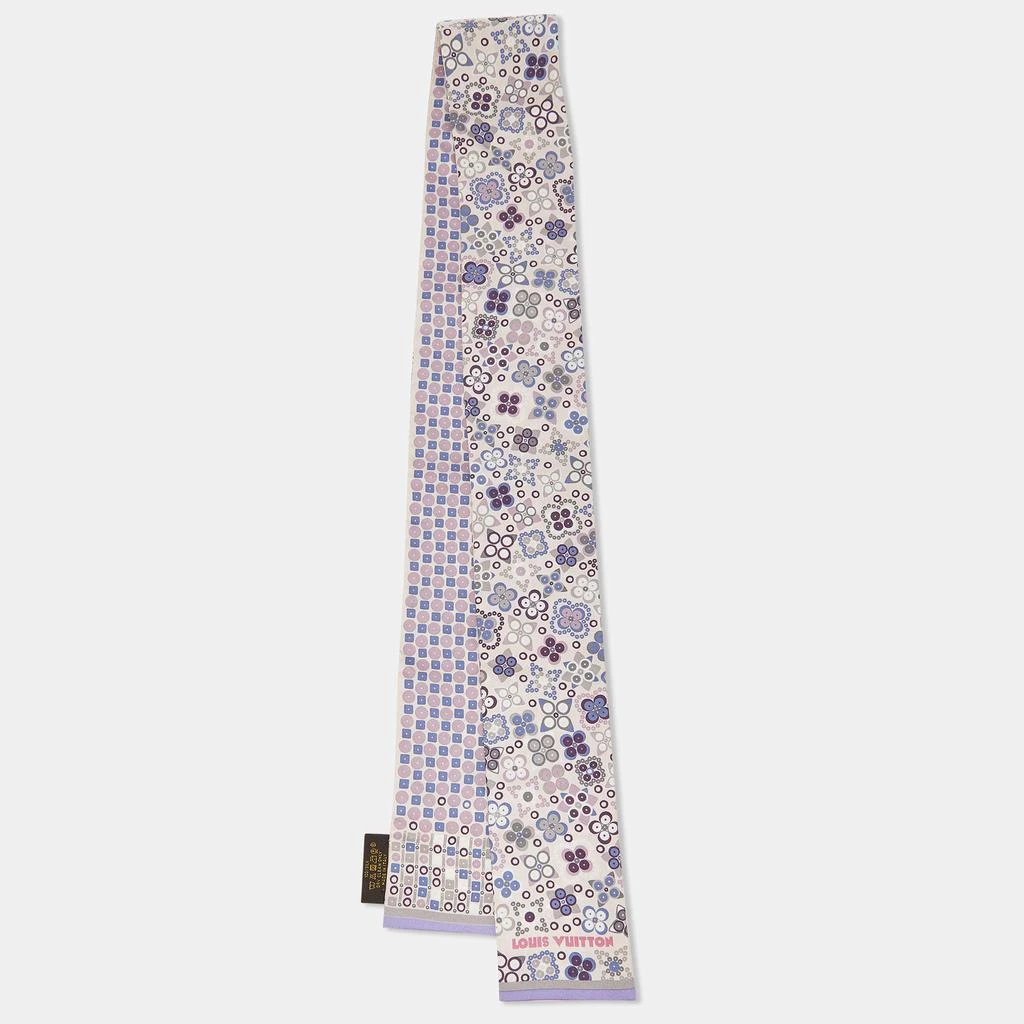 商品[二手商品] Louis Vuitton|Louis Vuitton Lilac Printed Silk Bandeau,价格¥1625,第1张图片
